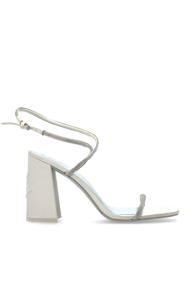 Heeled sandals with shimmering crystals od Kate Spade