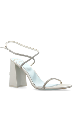 Kate Spade Sandalias de tacón con cristales brillantes