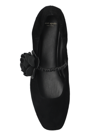 Kate Spade Suede ballerines with appliqué