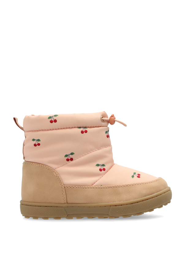 Konges Sløjd Snow boots with cherry motif