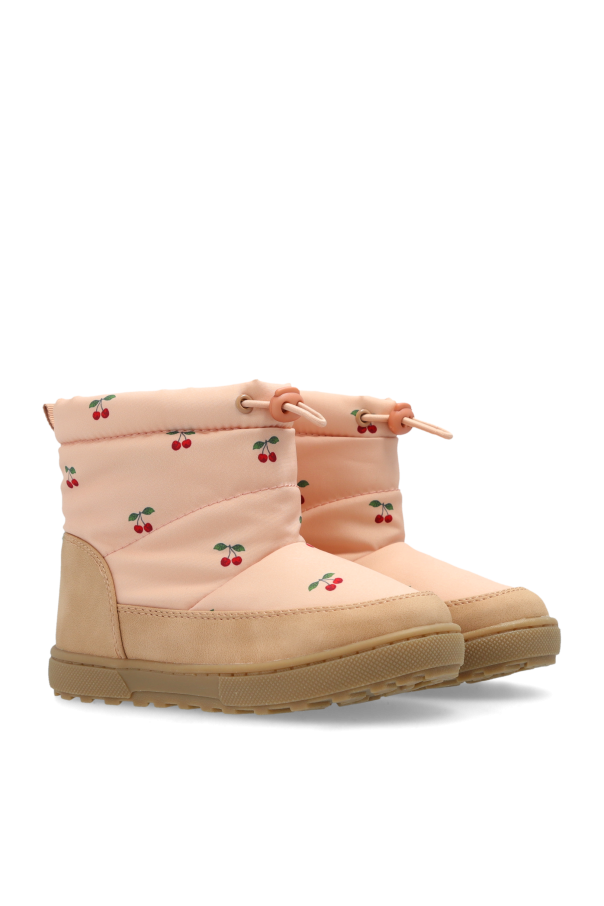 Konges Sløjd Snow boots with cherry motif