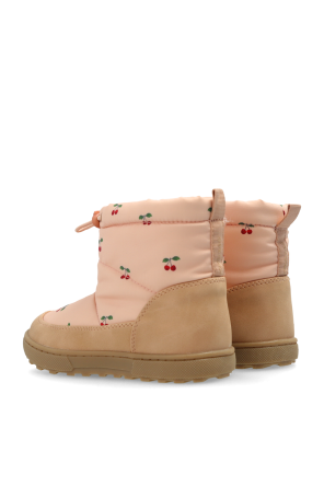 Konges Sløjd Snow boots with cherry motif