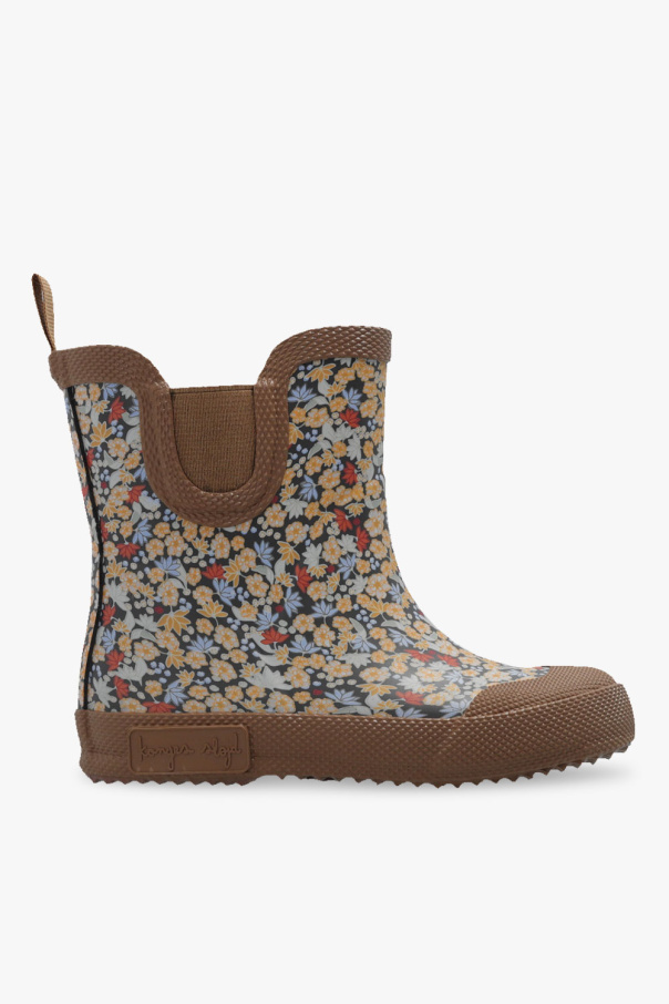 Konges Sløjd ‘Welly’ rain boots with floral motif