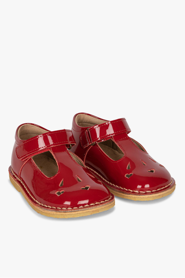 Konges Sløjd ‘Chou’ patent-leather sont shoes