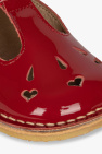 Konges Sløjd RED ‘Chou’ patent-leather shoes