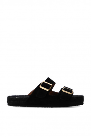 Sandals CLARKS Deva Mae 261400074 Black Leather
