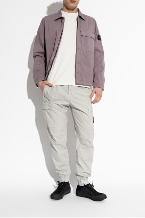 Stone Island Sports shoes with logo patch