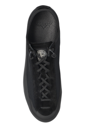 Stone Island Sports shoes with logo patch