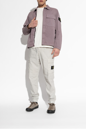 Stone Island Sports shoes with logo patch