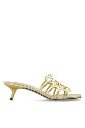 Heeled mules "Petal Anagram"