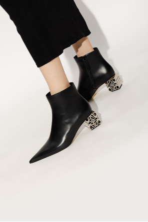 'anagram' heeled ankle boots od Loewe