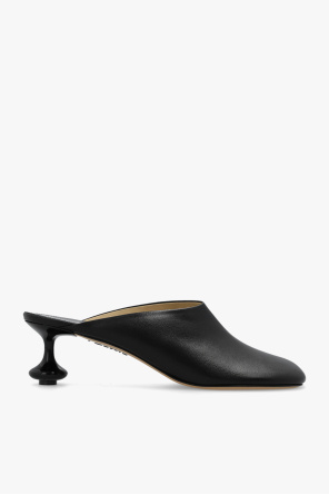 loewe loafer style leather ankle boots
