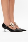 Loewe BLACK Bejewelled stiletto pumps