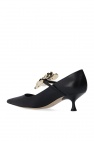 Loewe BLACK Bejewelled stiletto pumps