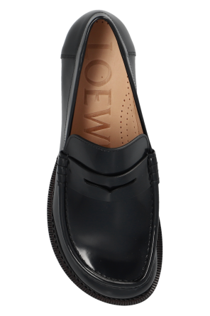 Loewe ‘Campo’ leather loafer pumps