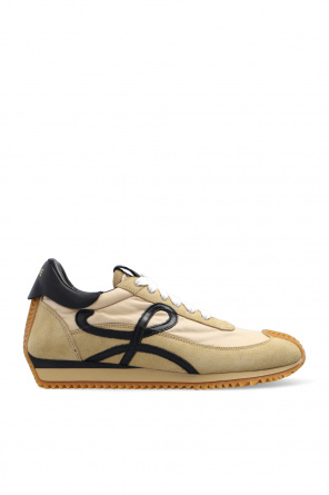 LOEWE Flow panelled leather trainers