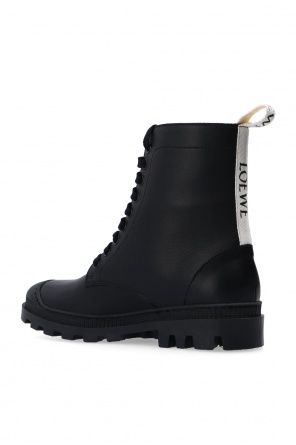 Loewe Leather combat boots