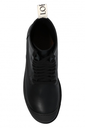 Loewe Leather combat boots