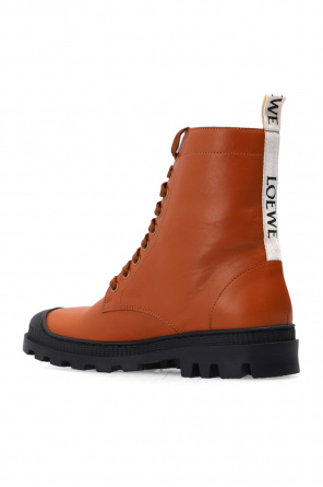 Loewe Leather combat boots