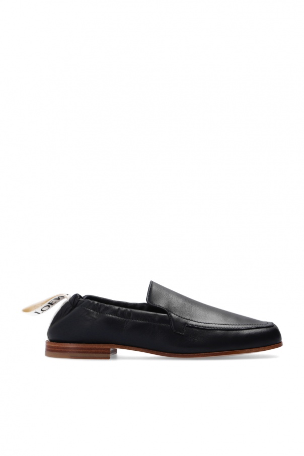 loewe petit Leather moccasins