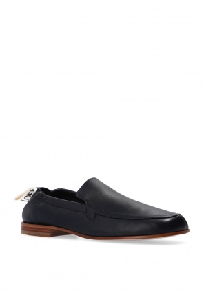 loewe petit Leather moccasins