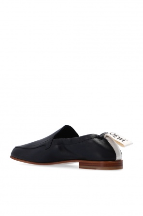 loewe petit Leather moccasins