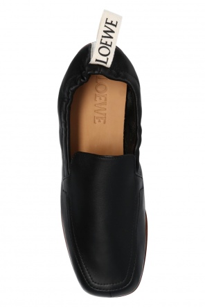 loewe petit Leather moccasins