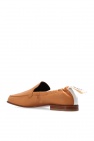 Loewe BROWN Leather moccasins