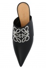Loewe BLACK Heeled mules with logo
