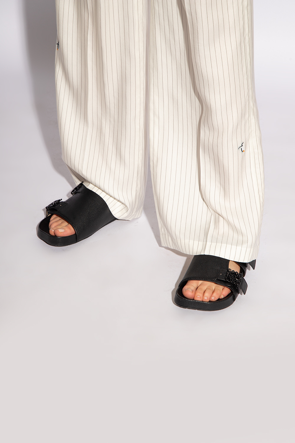 Loewe ‘Ease’ leather slides