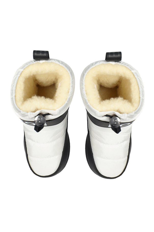 BOGNER Kids White and Black 'La Plagne Jr 6' Snow Boots BOGNER X MICHELIN