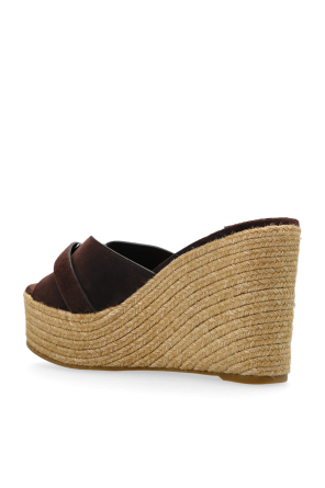 Jimmy Choo Klapki na koturnie `Leda`