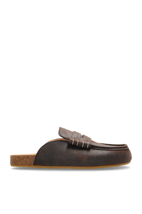 Leather slides od JW Anderson