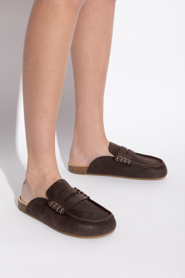 JW Anderson Lederpantoletten