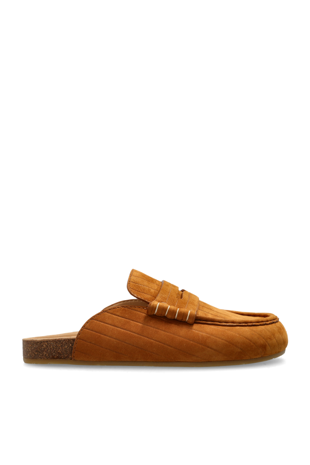 Leather slides od JW Anderson