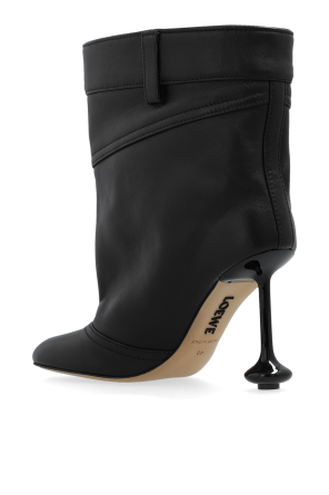 Loewe Leather heeled booties ‘Toy’