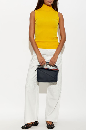 Loewe Bailarinas de cuero "Petal"