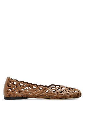 Leather ballet flats "Petal"