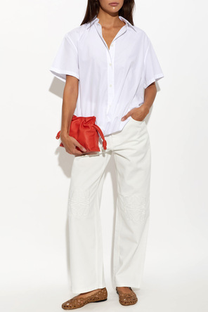Loewe Leather ballet flats "Petal"