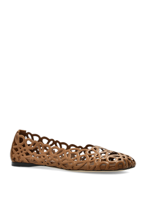 Loewe Leather ballet flats "Petal"