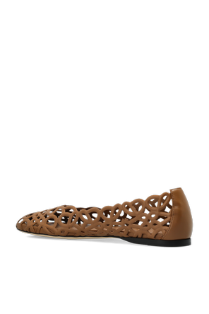 Loewe Leather ballet flats "Petal"