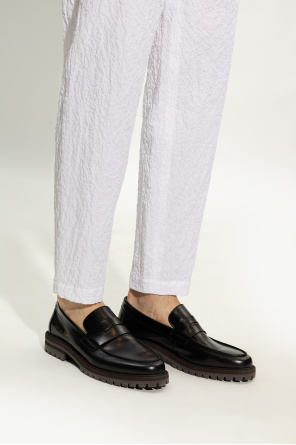 Leather loafers od Common Projects