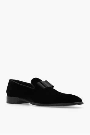 Dsquared2 Aksamitne buty typu ‘loafers’