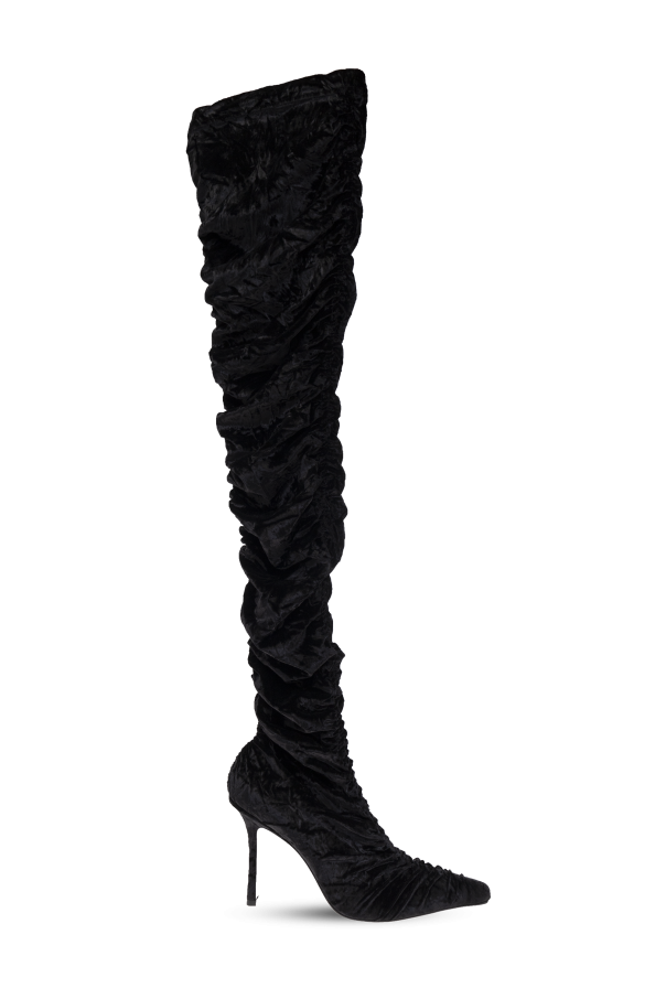 Velvet heeled boots Lotta, zdjęcie 1 Velvet heeled boots Lotta od Jimmy Choo