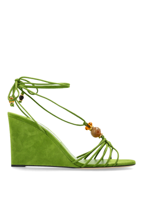 Sandalias de cuña de ante "Lova"