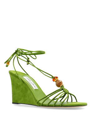 Jimmy Choo Suede wedge sandals "Lova"