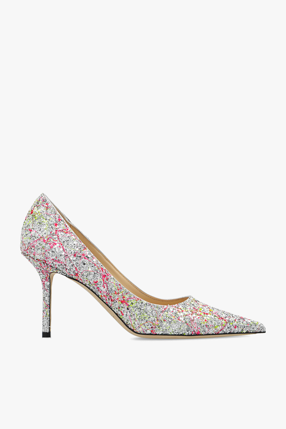 Jimmy Choo ‘Love’ glittery stiletto pumps