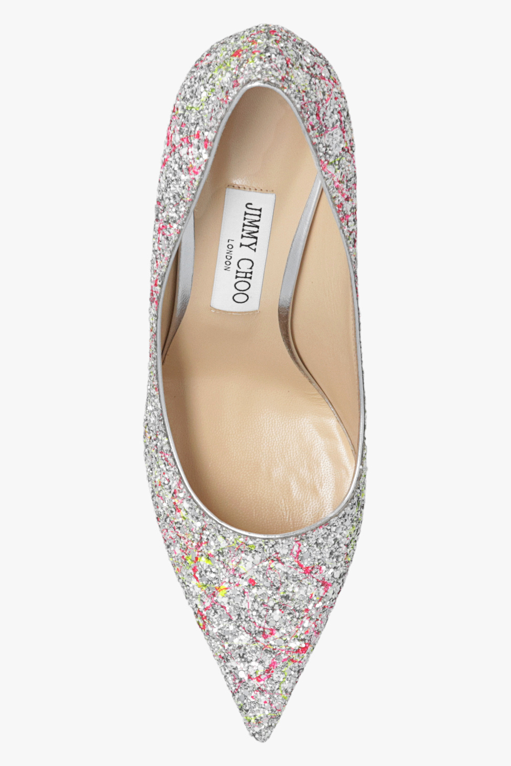 Jimmy Choo ‘Love’ glittery stiletto pumps