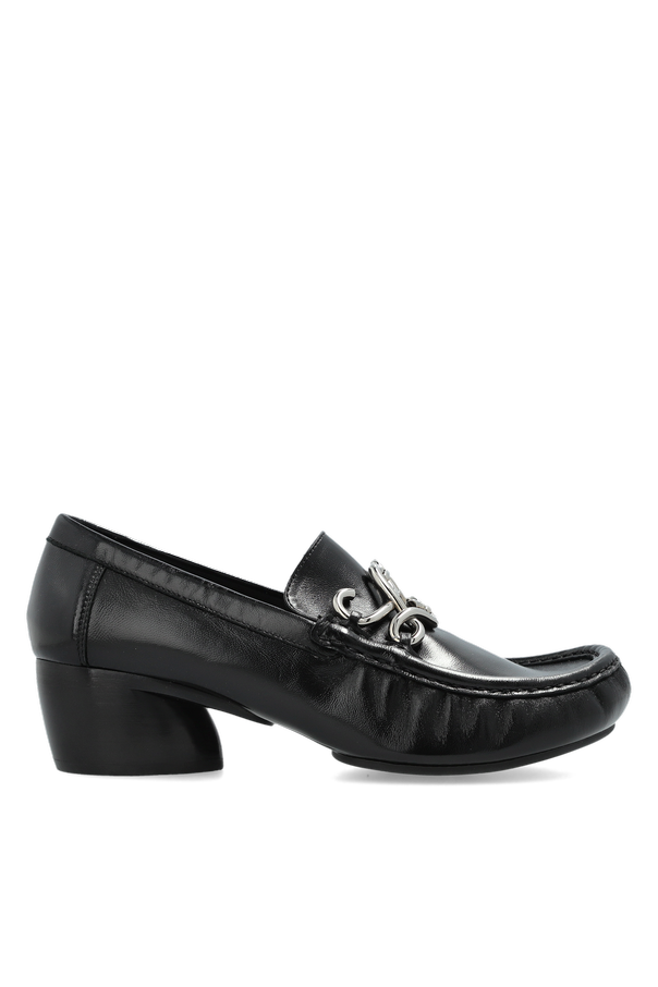 ‘Oval Double L’ heeled loafers od Loewe