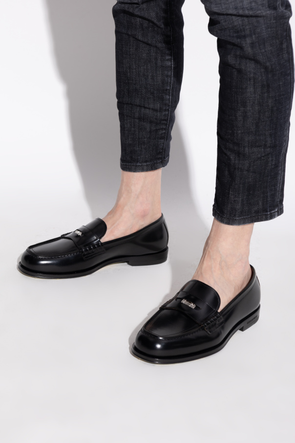 Dsquared2 Skórzane loafersy